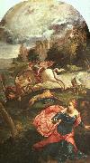 Jacopo Robusti Tintoretto St.George and the Dragon oil painting artist